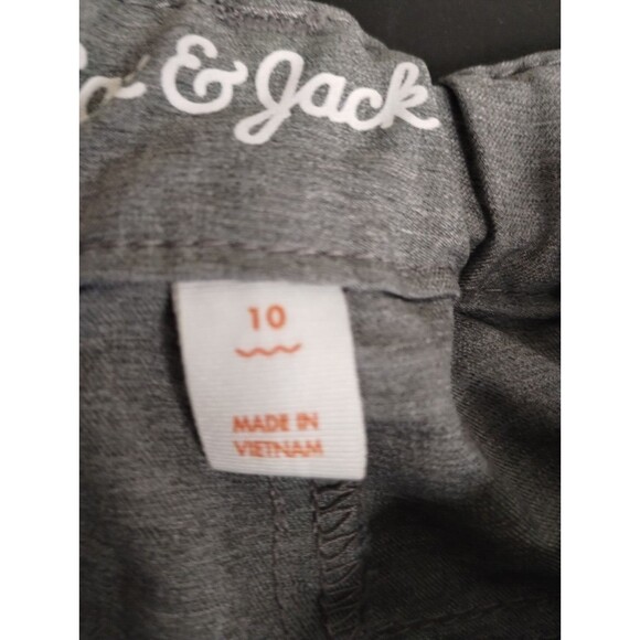 Cat & Jack Boys Flat Front Shorts Gray Chambray 10 - Picture 5 of 10